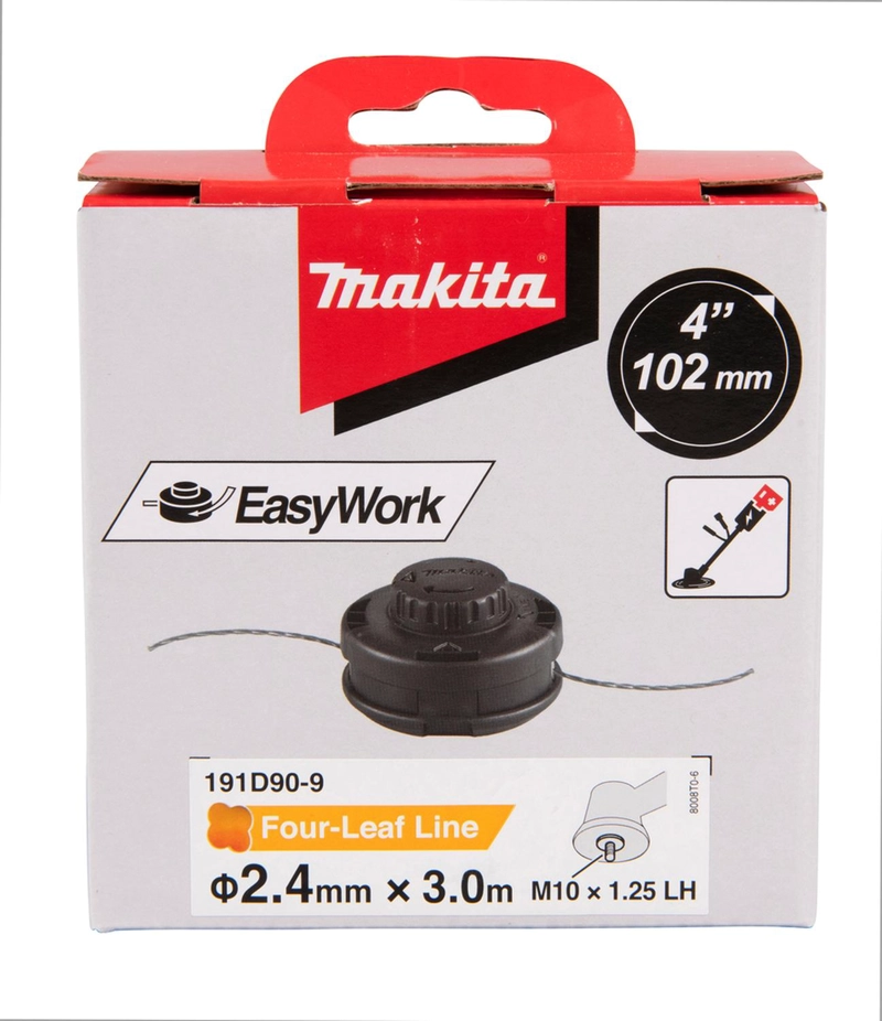 CABEZAL NYLON AUTO B&F M10 X 1,25 LH 4'' 2,4MM X 3M MAKITA - 4