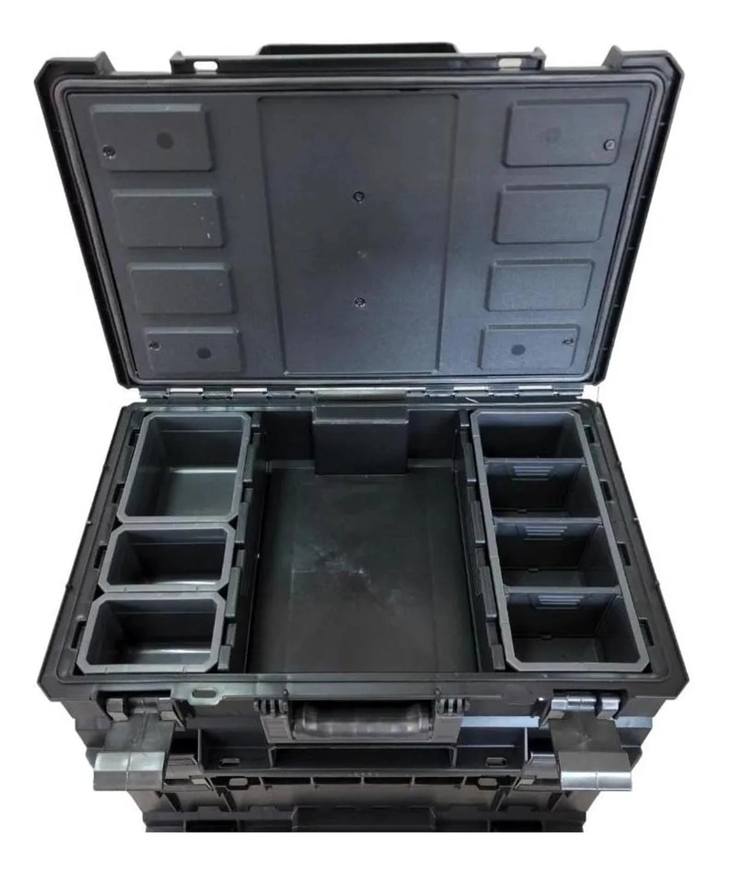 CAJA ORGANIZADORA APILABLE 3-1 CON RUEDAS - BAHCO - 8