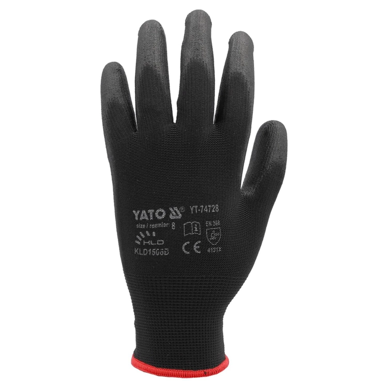 GUANTES DE TRABAJO NYLON / PU - YATO - 3