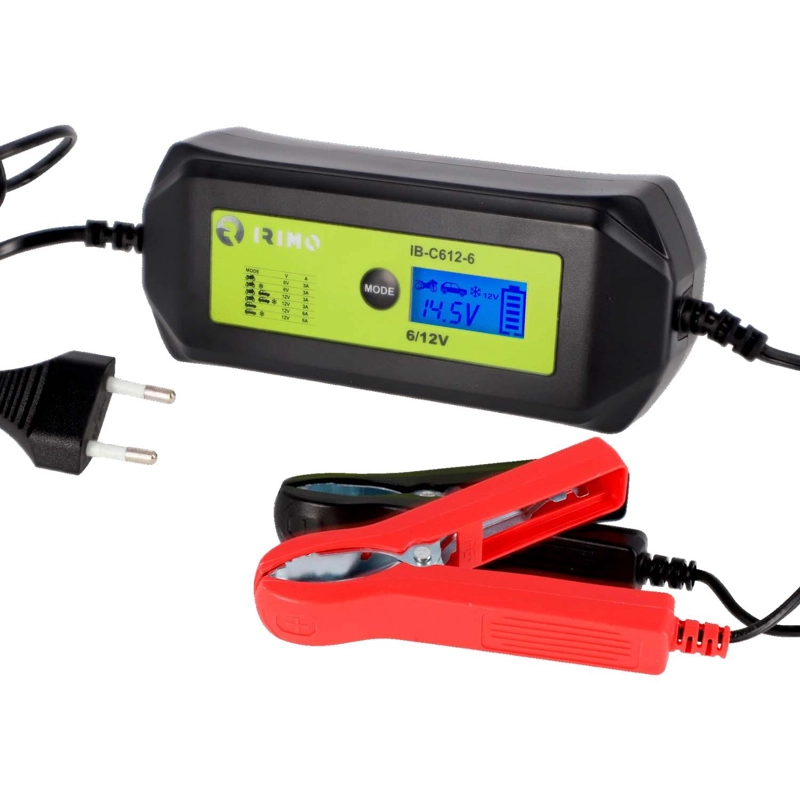 CARGADOR MANTENEDOR IRIMO DUAL 6V/12V AUTOMATICO 6A/3A - 1