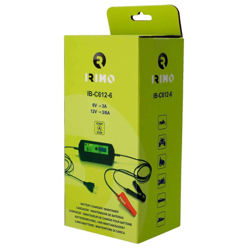 CARGADOR MANTENEDOR IRIMO DUAL 6V/12V AUTOMATICO 6A/3A - 5