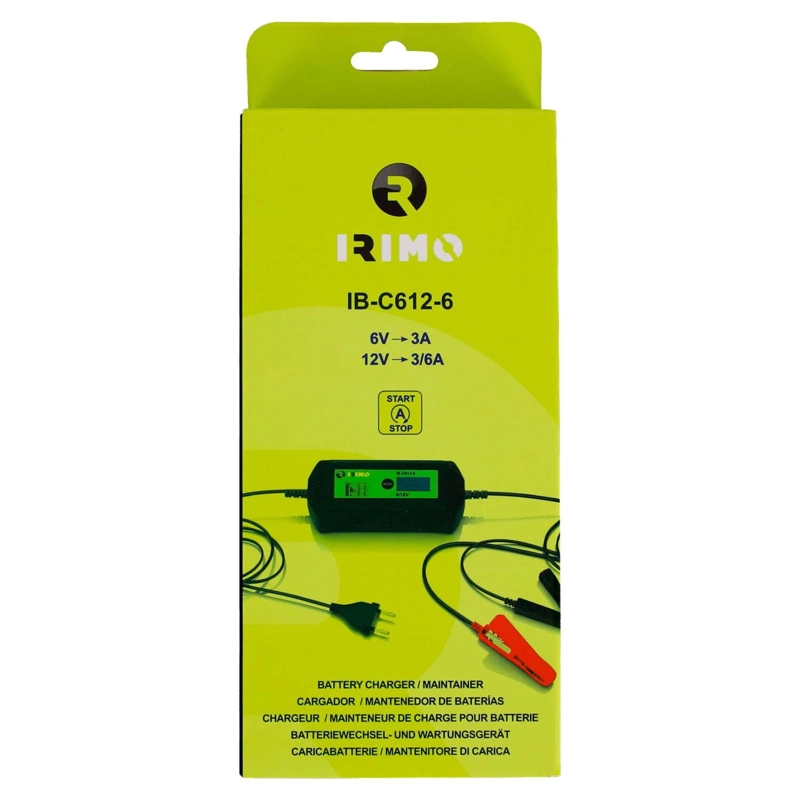 CARGADOR MANTENEDOR IRIMO DUAL 6V/12V AUTOMATICO 6A/3A - 7