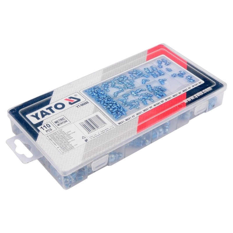 SET 110 GRASERAS ME TRICAS YATO YT-06888 M6 M8 M10 SURTIDO - 3