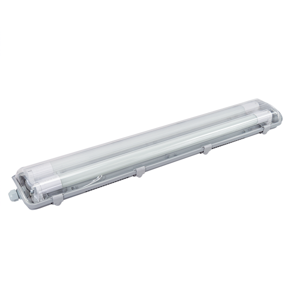 LUZ LED DRL EQUIPO ESTANCO 120 CM CON 2 TUBOS DE 18 W IP65 - 1