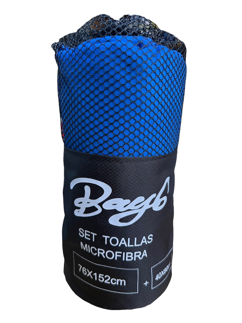 TOALLA BAÑO BAY6 VIAJE MICROFIBRA DE SECADO RAPIDO 3 PCS | AZUL - 2