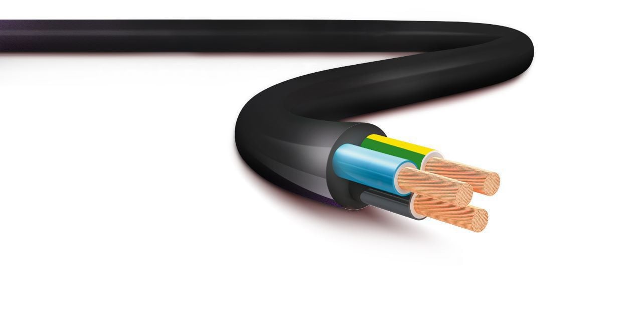 CABLE ELÉCTRICO DRL 3X0.75 HO5VVF DE 10 METROS NEGRO - 1