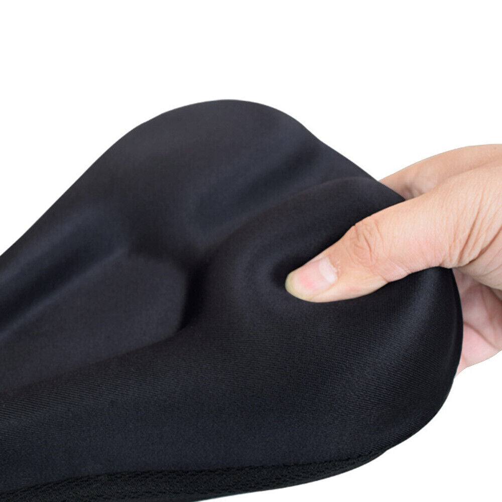 FORRO ASIENTO DE BICICLETA CUBRE SILLIN DE GEL MAXIMA COMODIDAD - 5