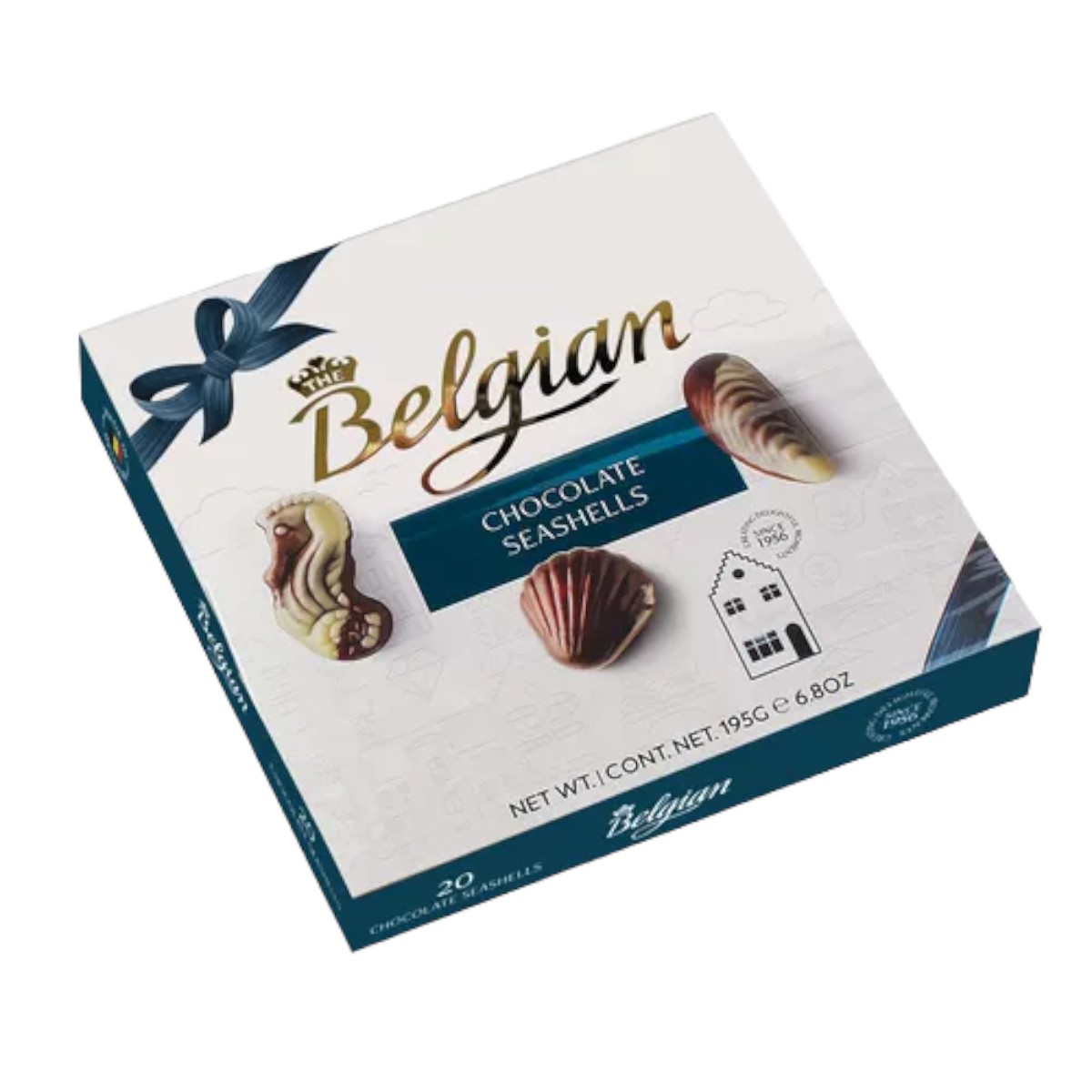 BOMBONES DE CHOCOLATES BELGIAN SEASHELLS 195G - 1