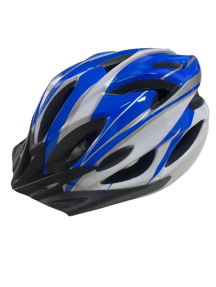 CASCO BICICLETA MTB LIVIANO AZUL + LENTES - 2