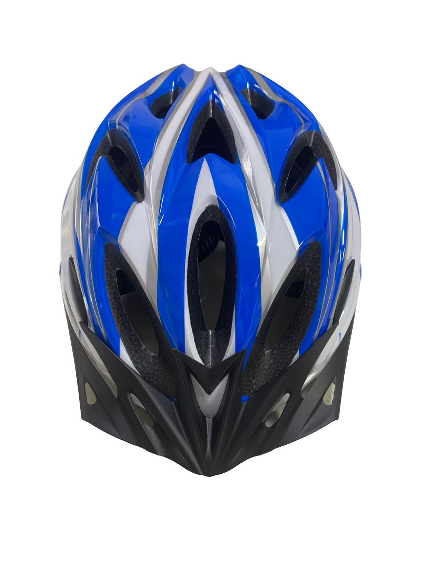 CASCO BICICLETA MTB LIVIANO AZUL + LENTES - 3