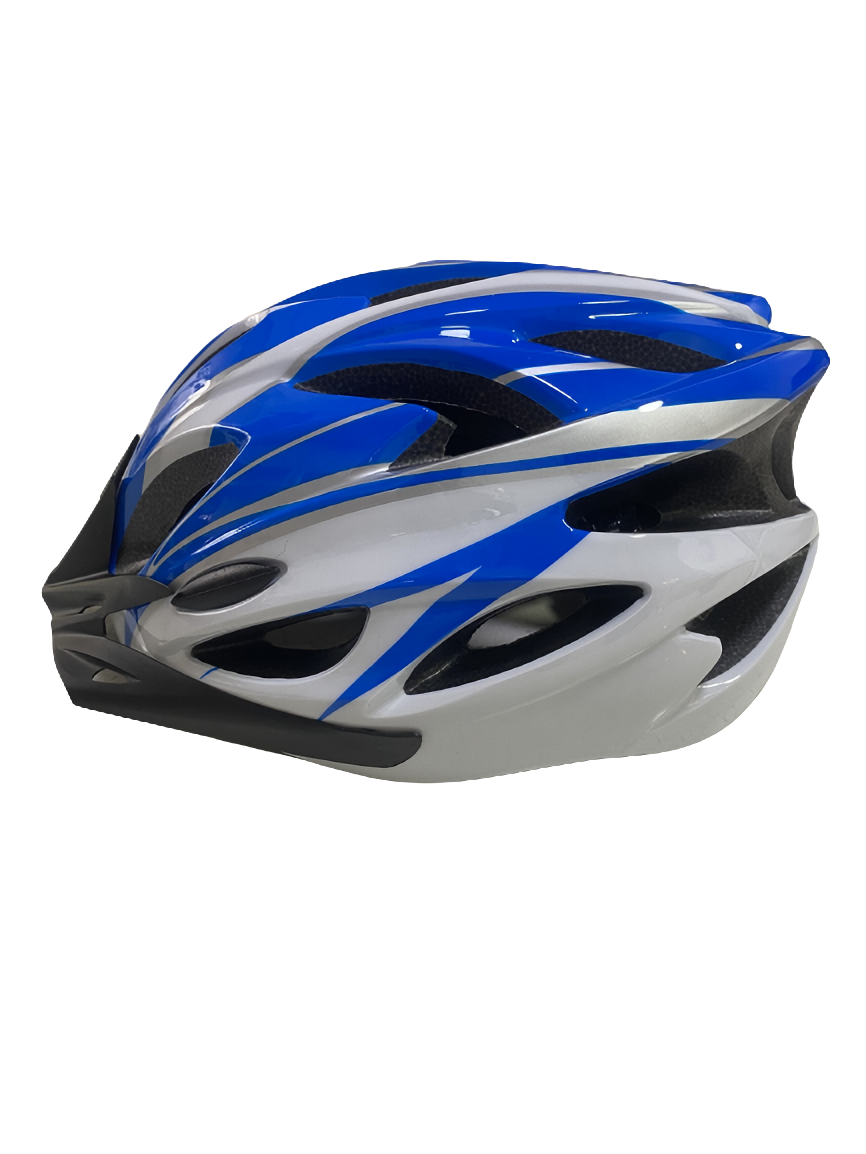 CASCO BICICLETA MTB LIVIANO AZUL + LENTES - 4