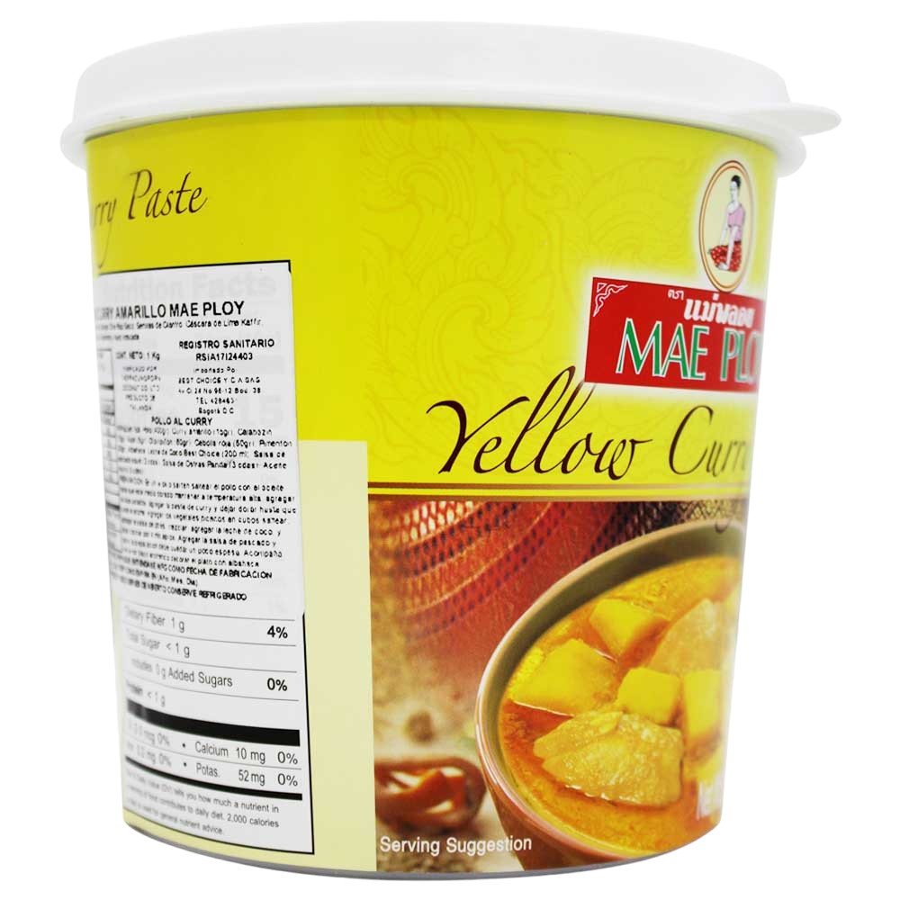 PASTA CURRY AMARILLO MAE PLOY 400G TAILANDIA - 3