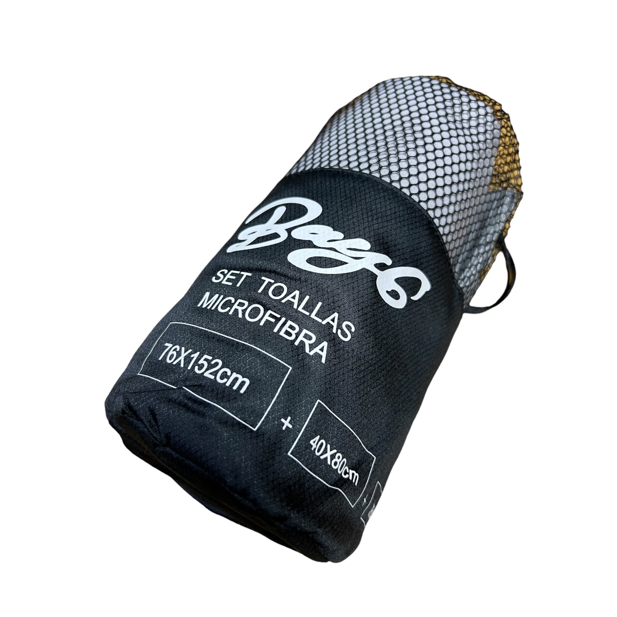 TOALLA BAÑO BAY6 VIAJE MICROFIBRA DE SECADO RAPIDO 3 PCS | GRIS - 2