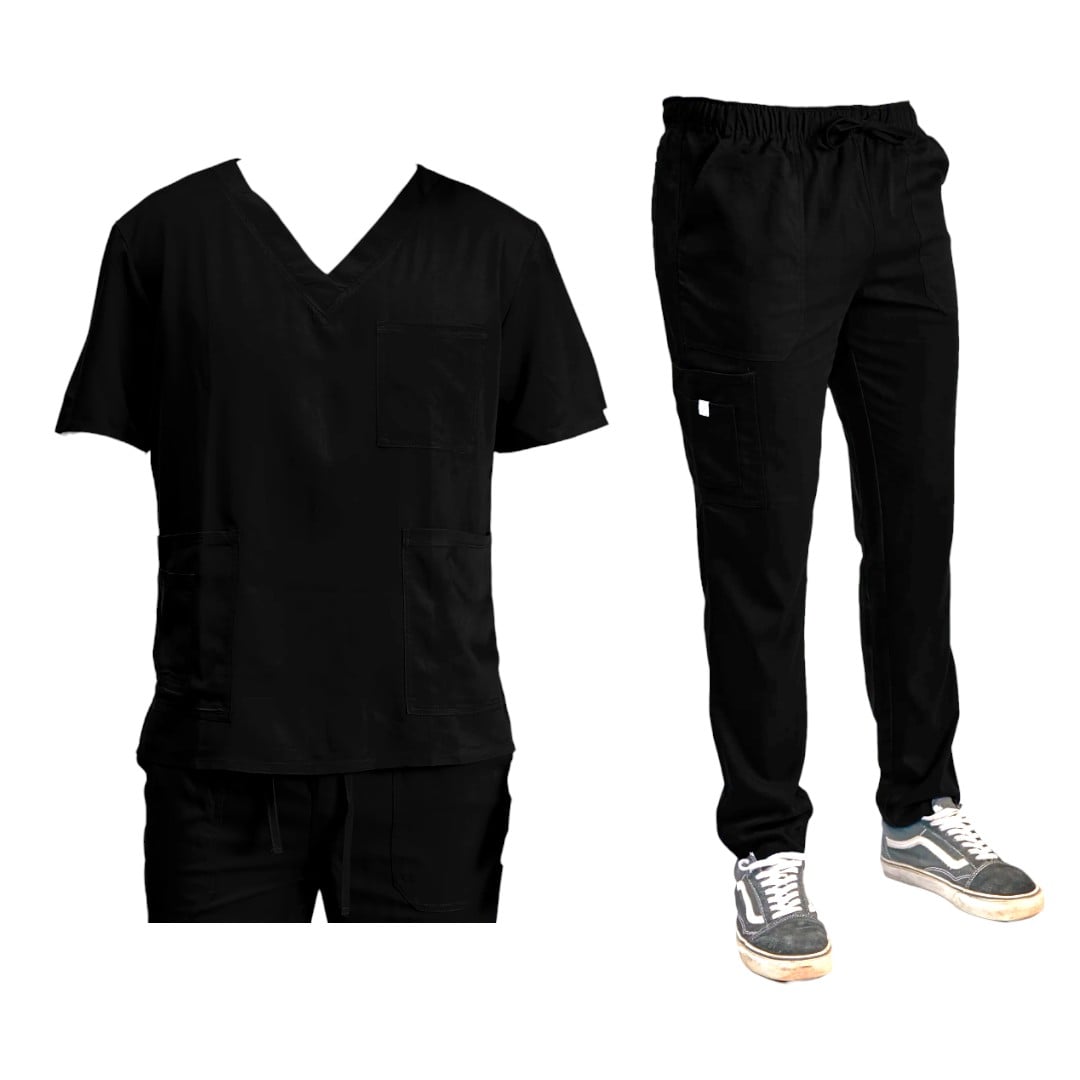 CONJUNTO CLINICO UNIFORME COMPLETO MÉDICO HOMBRE - 1
