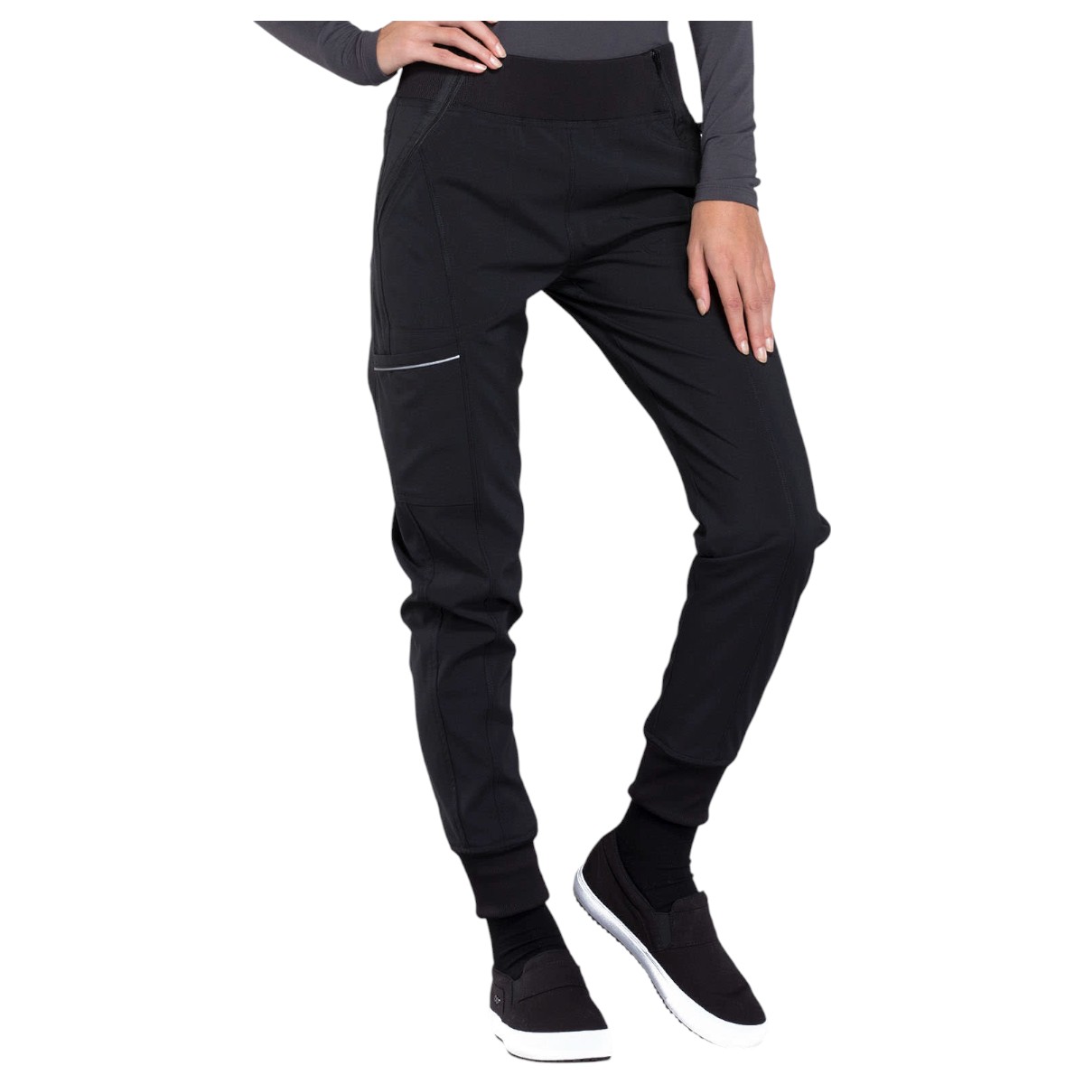 CONJUNTO POLERA Y PANTALÓN CLINICO JOGGER NEGRO - 2