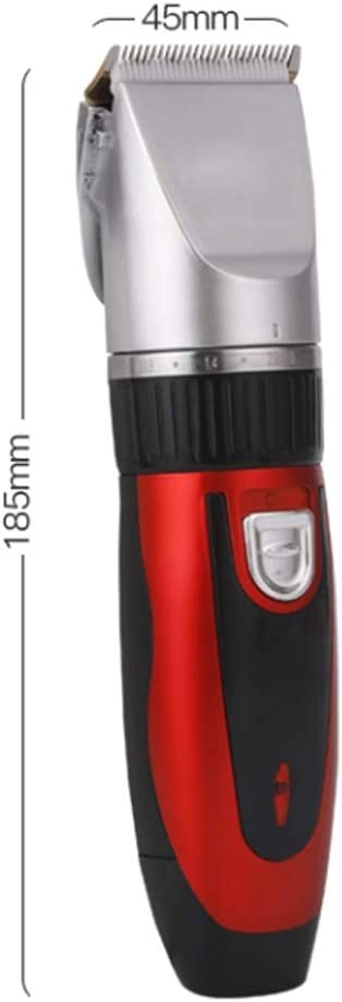CORTA PELO PERROS GATOS MAQUINA USB ACCESORIOS ROJO - 2