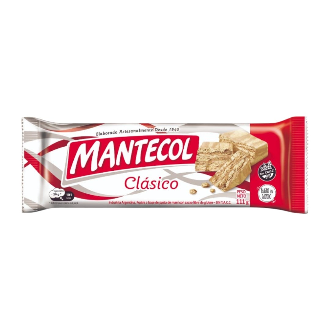 BARRA MANTECOL CLASICO SIN TACC 111G - 1