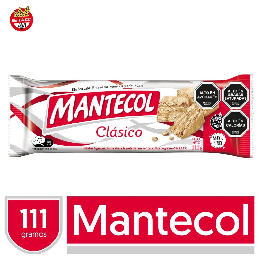 BARRA MANTECOL CLASICO SIN TACC 111G - 2