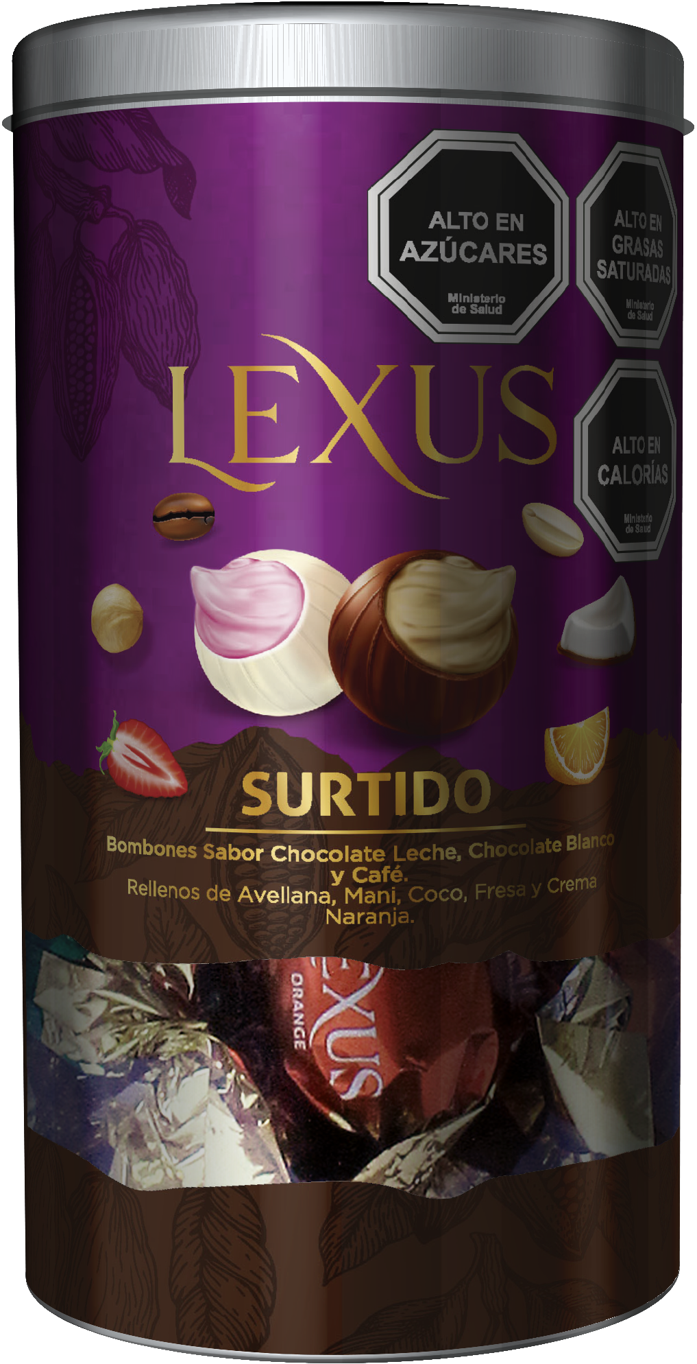 ★リッチマーブルスギライト 49.2ミリ珠 丸玉①194.5g(珍品！！) POTE DE CHOCOLATES BOMBONES LEXUS SURTIDOS 180G