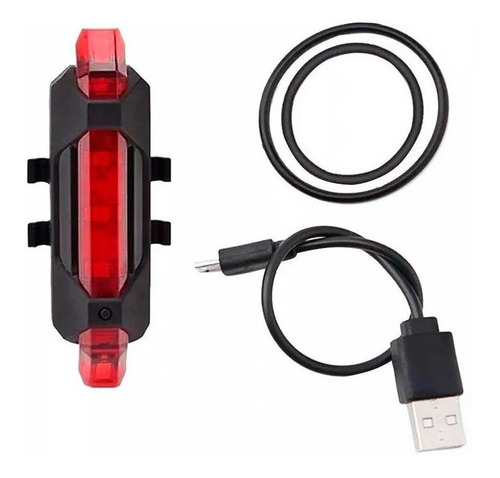 LUZ BICICLETA TRASERA RECARGABLE USB - 2