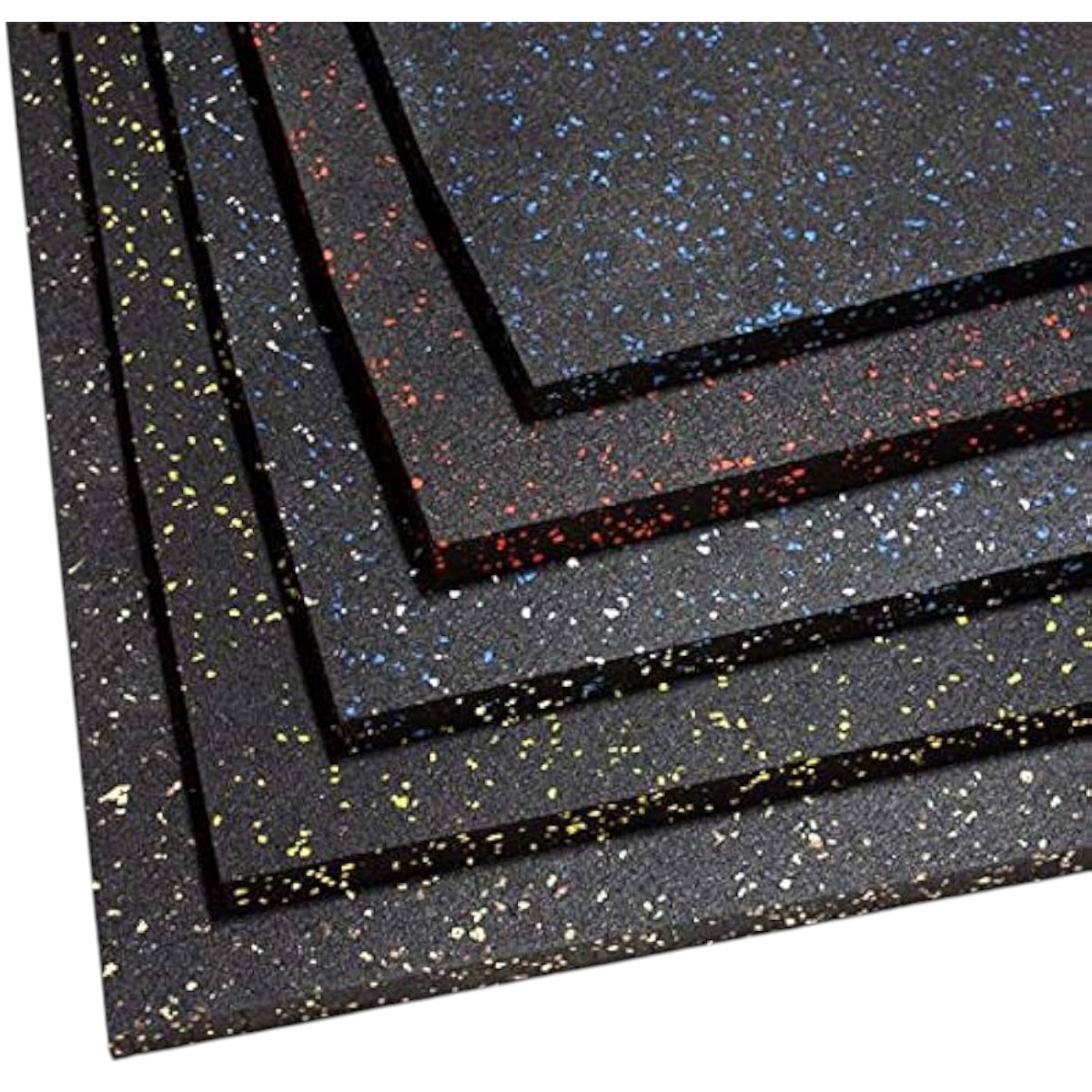 PISO CAUCHO GIMNASIO ALTO TRAFICO 100X100CM X GROSOR 25MM - AZUL - 7