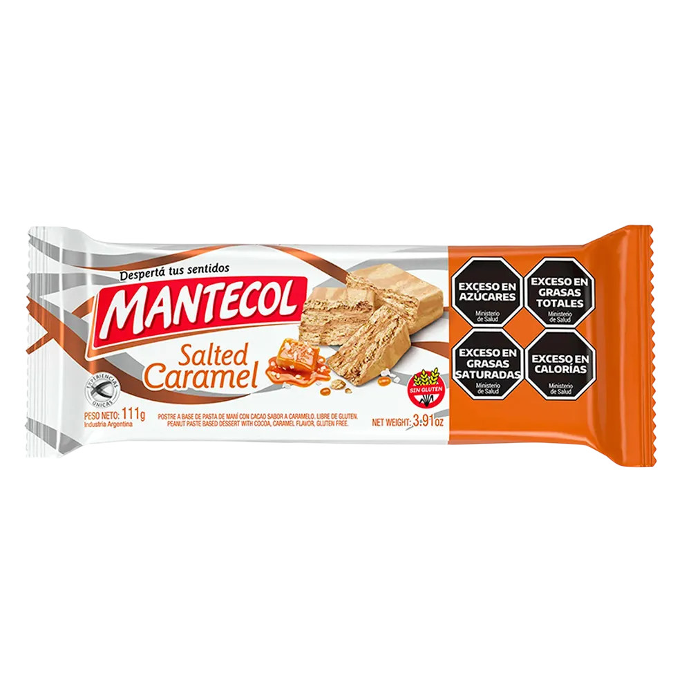 MANTECOL CARAMELO SALADO SIN GLUTEN 111G - 1
