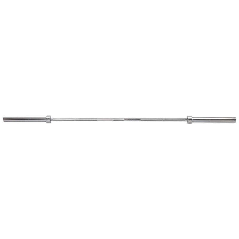 BARRA OLIMPICA RECTA 20KG 45 LB 220CM CROMADA FITNESS - 2