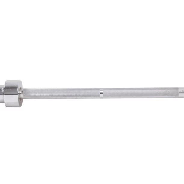 BARRA OLIMPICA RECTA 20KG 45 LB 220CM CROMADA FITNESS - 4
