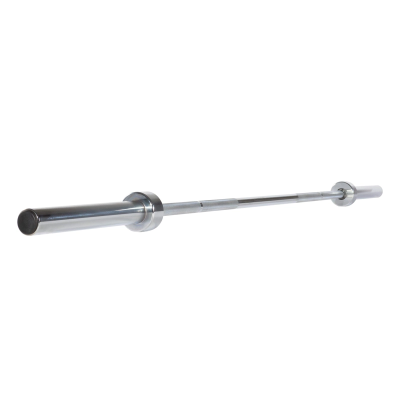 BARRA OLIMPICA RECTA 20KG 45 LB 220CM CROMADA FITNESS - 5
