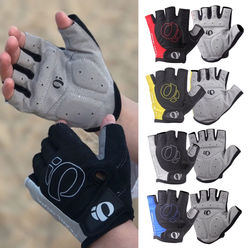 GUANTES CICLISMO MTB BICICLETA CON PALMA GEL CORTOS - 3