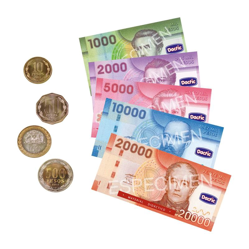 JUEGO DE MESA BILLETE Y MONEDA DACTIC - 1