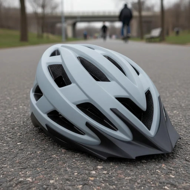 CASCO BICICLETA MTB MAINZ GRIS - 7
