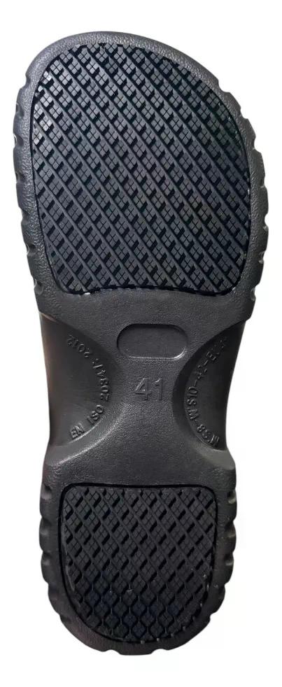 ZAPATO ZUECO ANTIDESLIZANTE COCINA DE SEGURIDAD PUNTA ACERO - NEGRO - 36 - 4