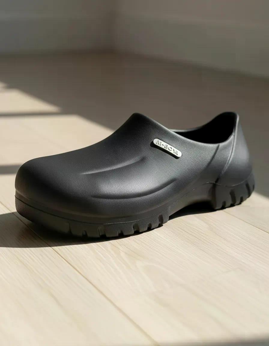 ZAPATO ZUECO ANTIDESLIZANTE COCINA DE SEGURIDAD PUNTA ACERO - NEGRO - 36 - 7