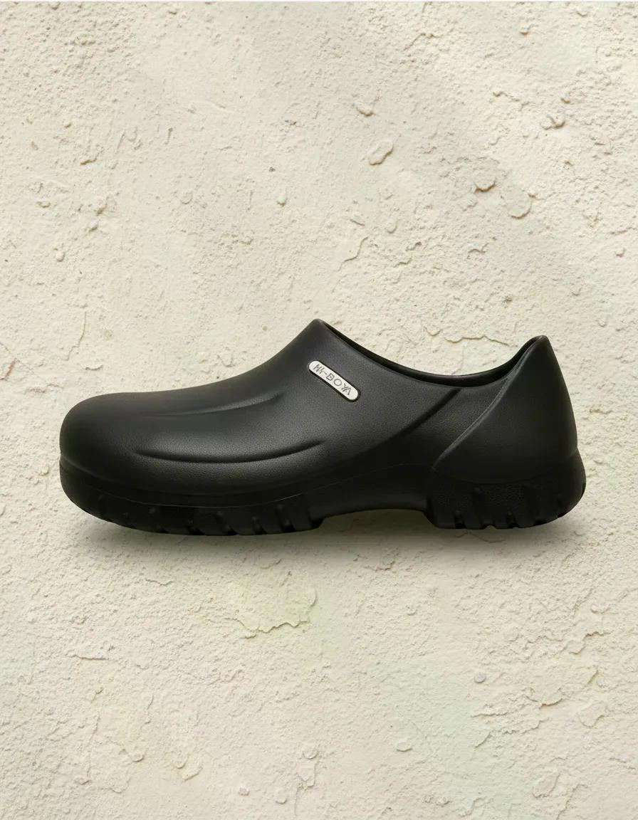 ZAPATO ZUECO ANTIDESLIZANTE COCINA DE SEGURIDAD PUNTA ACERO - NEGRO - 36 - 8