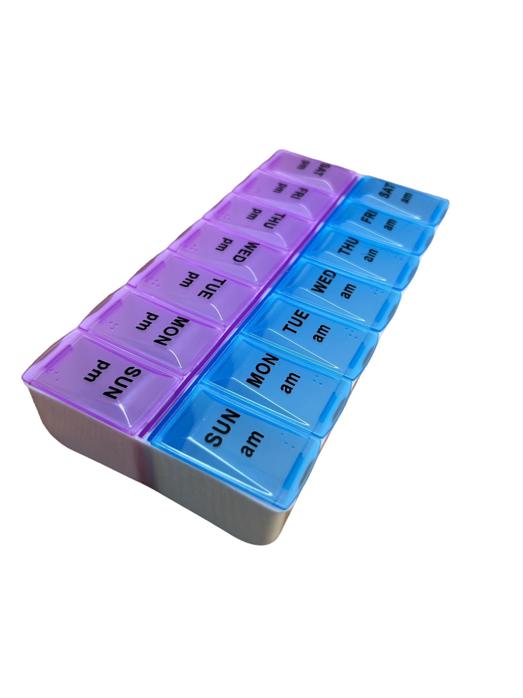 ORGANIZADOR PASTILLAS PASTILLERO SEMANAL 2 TOMAS DIARIAS - 1