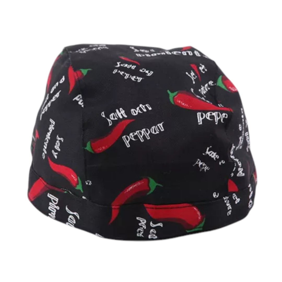 GORRO O BANDANA DE COCINA CHEF CON LAZO AMARRABLE - BLANCO INVIERNO - 1