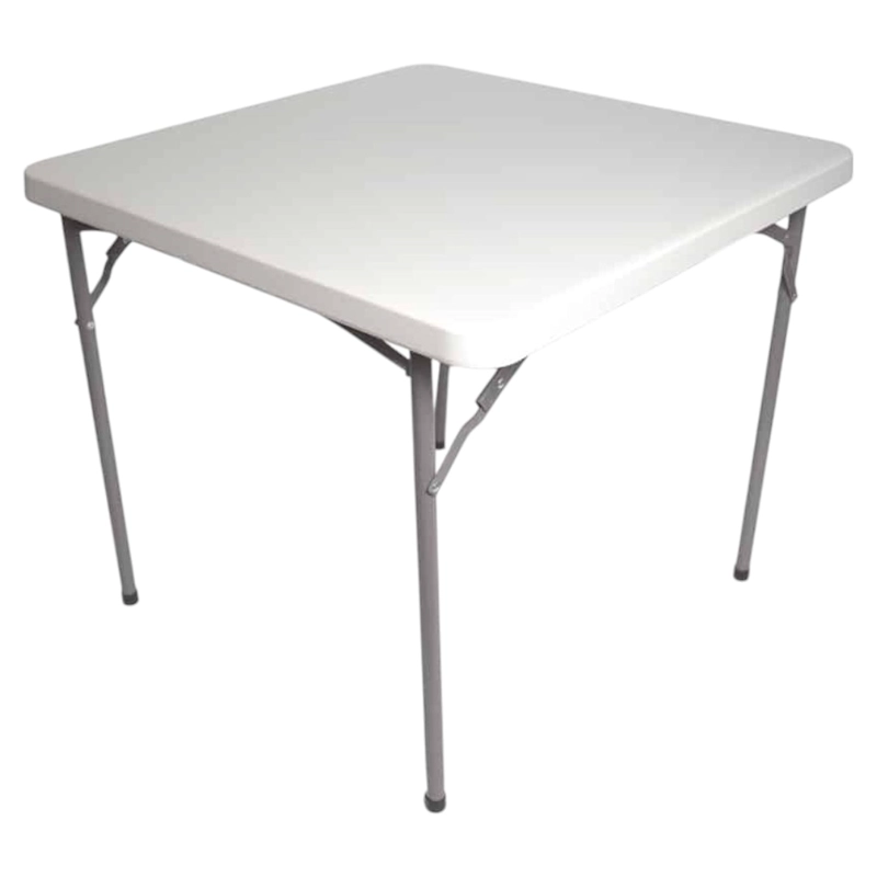 MESA PLEGABLE CAMPING PORTÁTIL EVENTOS 86X86 CM - 1
