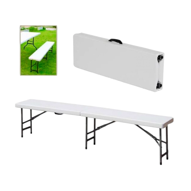 BANCO PLEGABLE CAMPING EVENTOS 180CM - 3