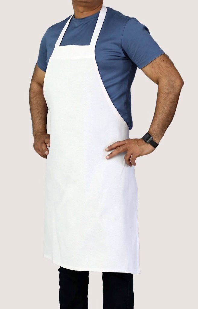 PECHERA BLANCA COCINA GASTRONOMIA CON BOLSILLO DELANTERO - 3