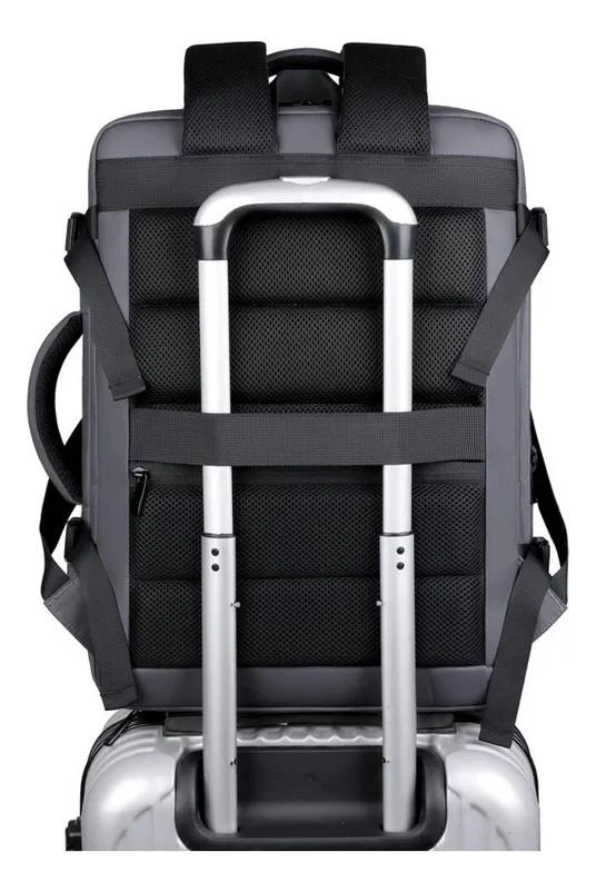 MOCHILA MALETA ANTIRROBO IMPERMEABLE EXPANSIBLE 38L USB - 7