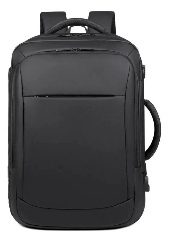 MOCHILA MALETA ANTIRROBO IMPERMEABLE EXPANSIBLE 38L USB - 8