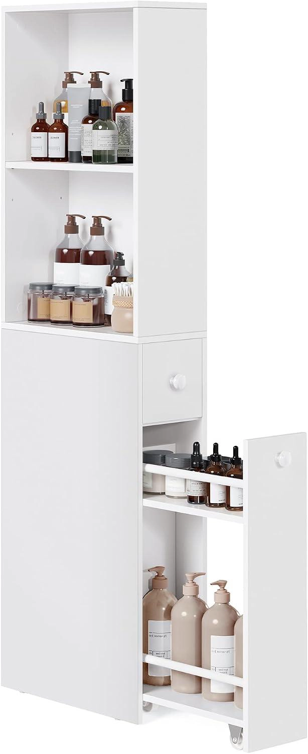GABINETE ORGANIZADOR SLIM BAÑO COCINA CON CAJON Y RUEDAS - 1