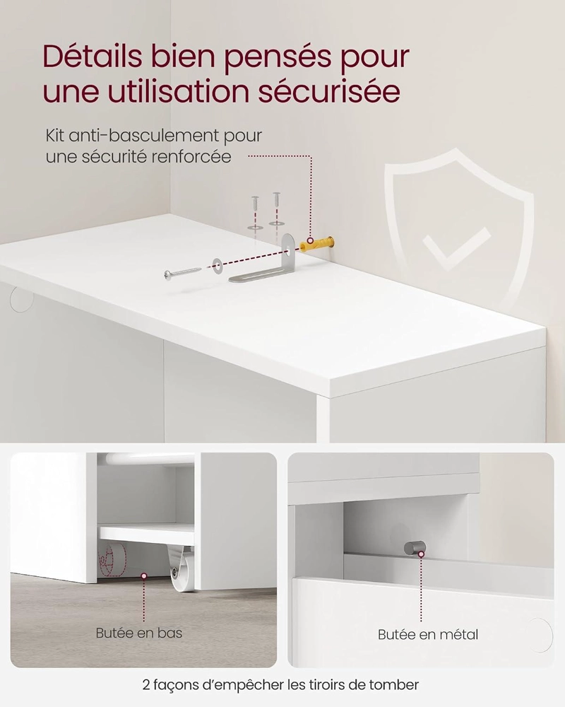 GABINETE ORGANIZADOR SLIM BAÑO COCINA CON CAJON Y RUEDAS - 6