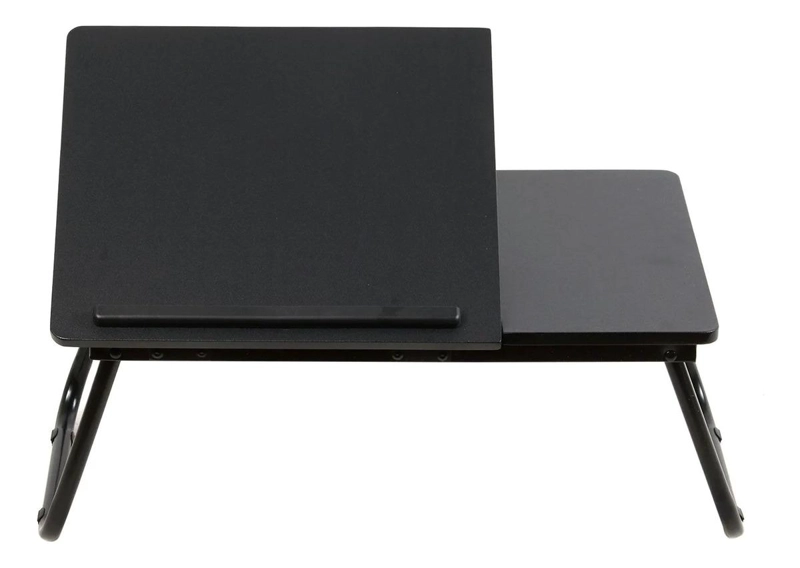 MESA PLEGABLE ELEVABLE NOTEBOOK PARA CAMA O SOFA NEGRO - 4
