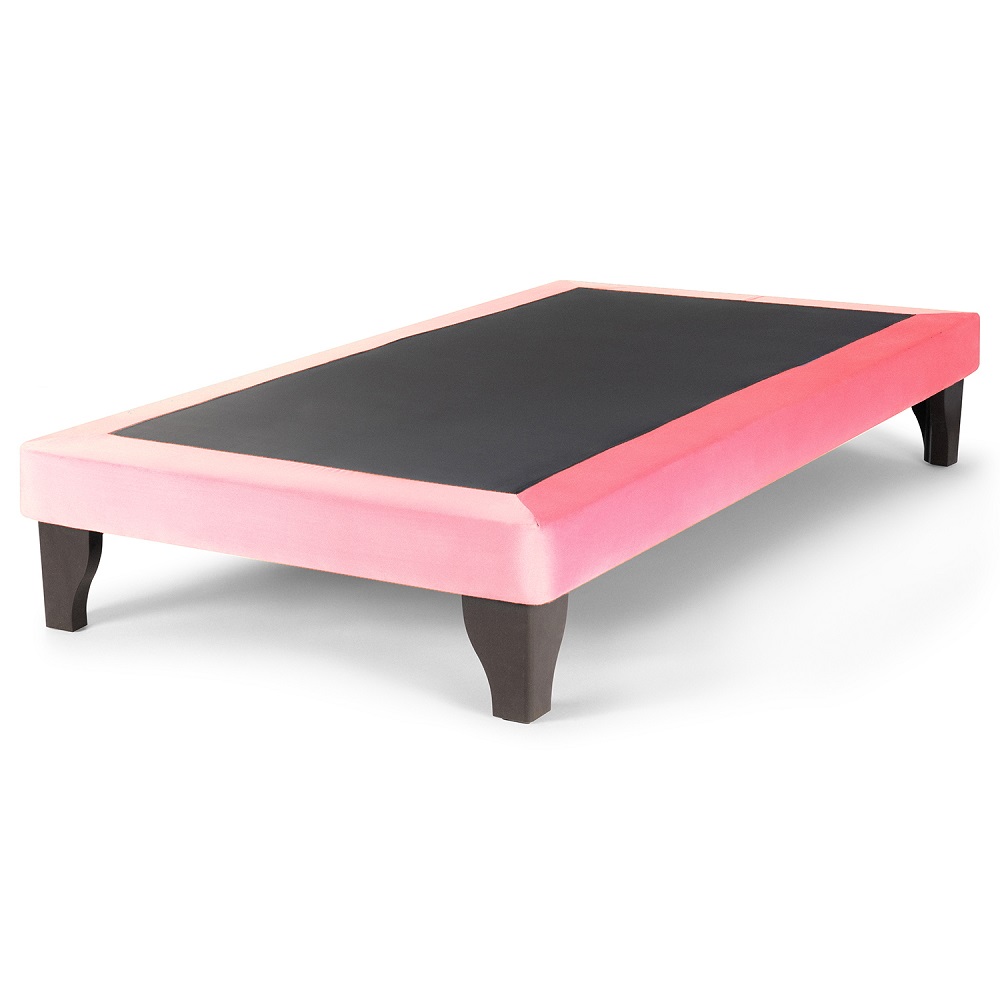 BASE CAMA EUROPEA MUEBLES DGB FELPA VERDE OLIVA - 2