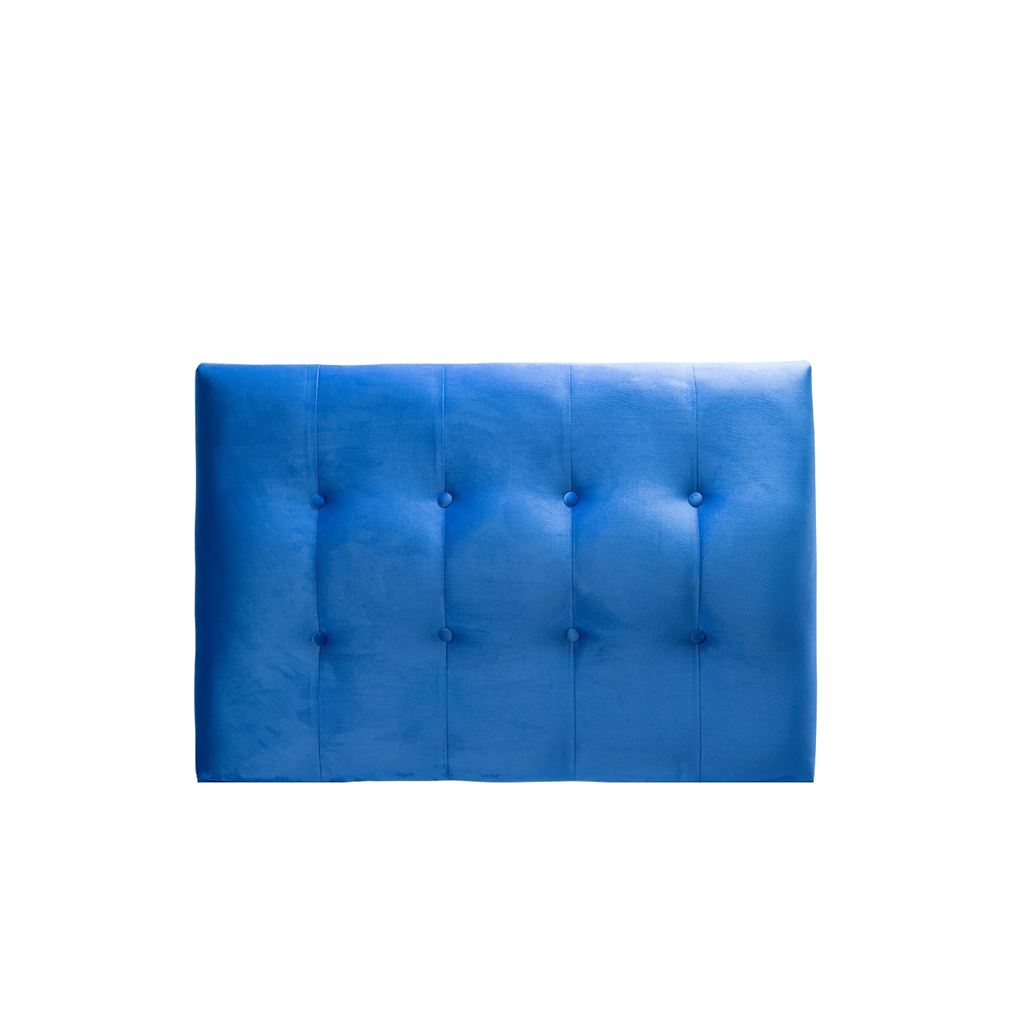 RESPALDO MUEBLES DGB SEVILLA 1 PLAZA FELPA AZUL - 1