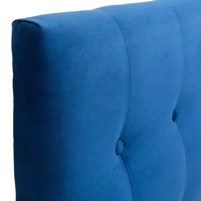RESPALDO MUEBLES DGB SEVILLA 1 PLAZA FELPA AZUL MARINO - 2