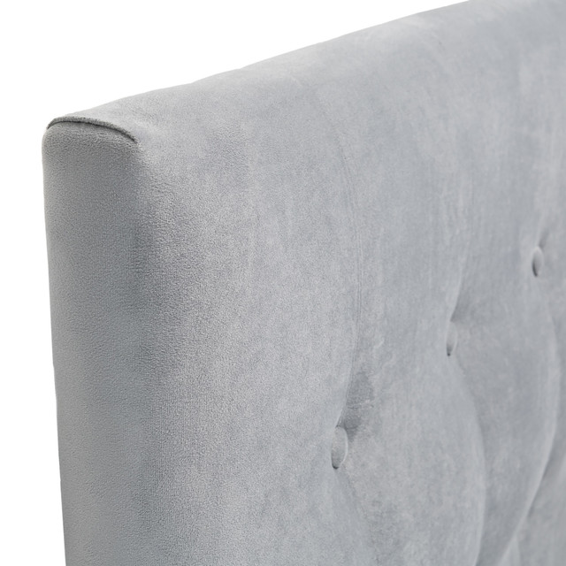 RESPALDO MUEBLES DGB SEVILLA 1 PLAZA FELPA GRIS - 2