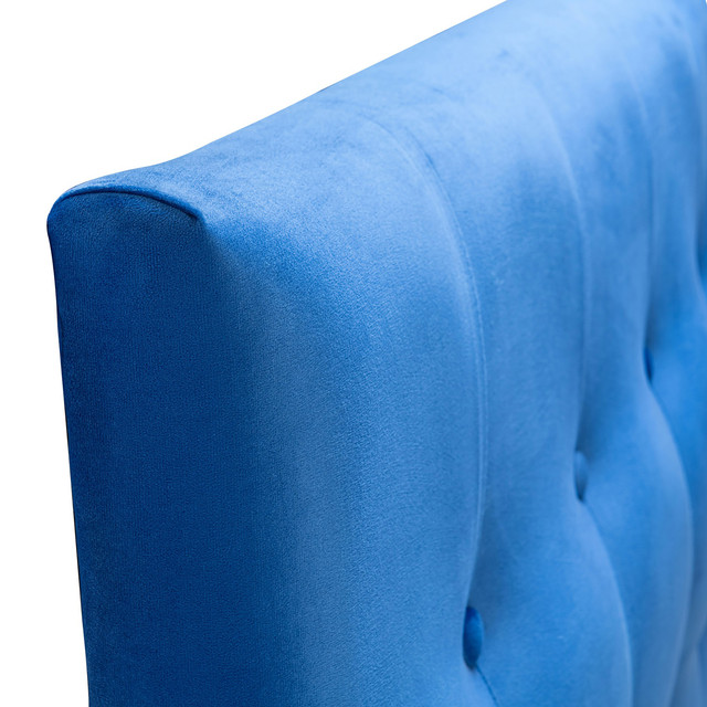 RESPALDO MUEBLES DGB SEVILLA 1.5 PLAZAS FELPA AZUL - 2